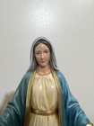 11 Inch Hand Painted Our Lady Of Grace Statue Blessed Virgin Mary Figurine Decor