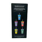 Starbucks Reusable Cold Cups Set Of 5 - 24 Fl Oz Multi Color - New Summer 2022