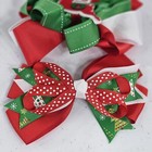10 Ribbon Hair Assorted Bow Alligator Clip Grosgrain Girl Toddler Teen Christmas