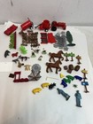 Vintage Farm Animal Toys Farmer Lot Accessories Some Marx