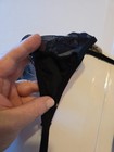 Vintage Jcpenney Delicates Xl Thong Panties Nwt Sheer Floral Embroidered Y2k