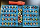 Mighty Beanz Beans Mixed Lot Of 50  With Series 2 Collector s Case 2010 Marvel  