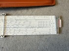 K e Keuffel   Esser Deci-lon 68-1130 Pocket Slide Rule W  Leather Case