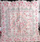 Vintage Quilt  Hand Quilted  90x100  Patchwork  Cotton  Cottage Core Impressions