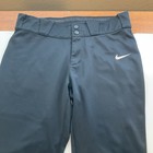 Nike Womens Quick Dry Softball Capri Pants Black Sz-l  463
