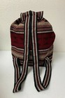  Backpack   Hippie Gear   Mexican Made   Mochila   Authentic Pinzon  Burgundy 