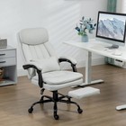Executive Massage Office Chair  Swivel Desk Chair  Microfibre Heated Reclinin   