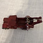 Arcade Cast Iron Red Tow Truck  221r 1 Spoke Wheels Wench Metal Toy