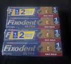 6 Tubes Fixadent Complete Denture Adhesive Cream 2 2   O 6 Oz Sealed Box Cvs New