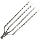 Stainless Steel Fishing Harpoon Barbed Spear Aluminum Fishing Rod Gig Gaff