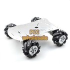 4wd Robot Car Chassis Kit Mg513 Encoder Motor 12v For Arduino Raspberry Pi Diy