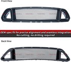 Front Bumper Grille Compatible With 2015-2017 Ford Mustang   Front Upper Hood G