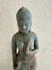 Hindu Indian Carved Soapstone Figure Buddha Goddess Statue