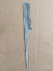 Vintage Goody Aluminum Teasing Hair Comb Metal Rat Tail 8  Usa Mcm