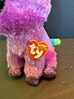 Ty Large Plush Beanie Boos Rosette The Purple Unicorn Medium 9  Stuffed Toy