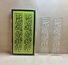 Dollhouse Miniature 1 12 Lot Of 4 Art Nouveau Window Panels Ooak Real Glass  Nos