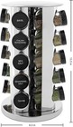 H e 20 Jar Revolving Countertop Spice Rack With Spices Included