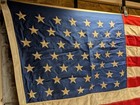 Genuine Circa 1959 49-star Woven Cotton-blend American Flag Mid-century