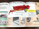 New Holland 331 Bushel Manure Power Spreader 1961 Sales Brochure Tractor-drive