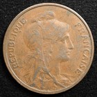 France 5 Centimes 1917  Coin  Inv h502