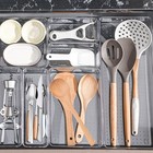 6 Pack Clear Drawer Organizer Trays Plastic Drawer Organizers Set 15 X 6 X 2 