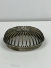 Antique Japanese Brass Chrysanthemum Lid For Satsuma Koro  incense Burner 