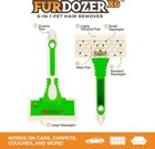 Pet Hair Removal Tool And Automatic Detail Kit - Reusable Pet Hair Removal Tool