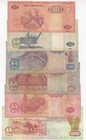 Angola  Set Of 6 Different  Old Issue Banknotes  Mixed Condition