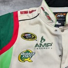 Vintage Nascar Mountain Dew Jacket Mens Large Dale Earnhardt Jr  National Guard