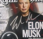 Rare Elon Musk Signed Autographed Rolling Stone 8x10 Cover Photo Tesla Spacex 