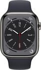 Apple Watch Series 8 41mm   45mm Gps W  Cellular 4g Stainless Steel W sport Band
