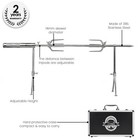 Lb Spinner Classic Portable Battery Operated Bbq Spinner Rotisserie Grill