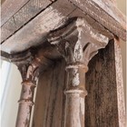 Wood Building Columns Pair 1800 s Architectural Salvage Antique