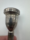 Vincent Bach 5g Silver Plated Trombone Mouthpiece Large Shank - Very Nice 
