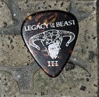 Iron Maiden Janick Gers Legacy Of The Beast 3 Tour Guitar Pick