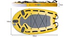 Large Inflatable Sled Water Floating Mat Jet Ski Board For Emergency Rescue