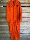 Custom Printed Jail Inmate Prisoner Orange Jumpsuit Costume Halloween Hi Quality