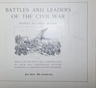 Rare Book Famous Leaders   Battle Scenes The Civil War 1888 Edition Xlnt For Age