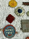 Antique Tobacco Tin Tag Lot