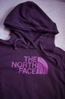 The North Face Hooded Sweatshirt Hoodie Womens Xs Purple Pullover