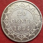 1894 Newfoundland 20 Cents Obverse 1 - Vf - Lot 6881