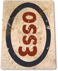 Esso Gas Logo Garage Service Motor Oil Retro Vintage Wall Decor Metal Tin Sign