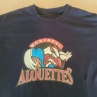 Montreal Alouettes Mens Medium Navy Blue Cfl Shirt