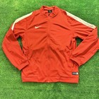 Nike Authentic Soccer Full Zip Up Youth Xl Red Track Jacket