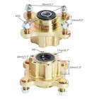 Front A-arm Suspension Kit With Steering Knuckle Hubs Brake Caliper