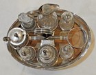 Antique George Iii Style Sterling Silver Cruet Set By Robert   Samuel Hennell 