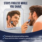 Fogless Shower Mirror Shaving Upgraded Suction Cup 1x Magnifying 6 3x6 3 In