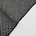 Black  a 14x42 Vintage Hand Shibori Tie Dyed Japanese Silk Kimono Fabric Sf2