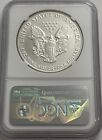 1993 Ngc Ms68  1 Silver American Eagle Dollar 1 Oz  999 Fine Silver White Label