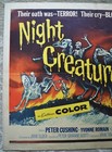 Night Creatures 1962 Original Half Sheet Hammer Horror Film  aka Captain Clegg 